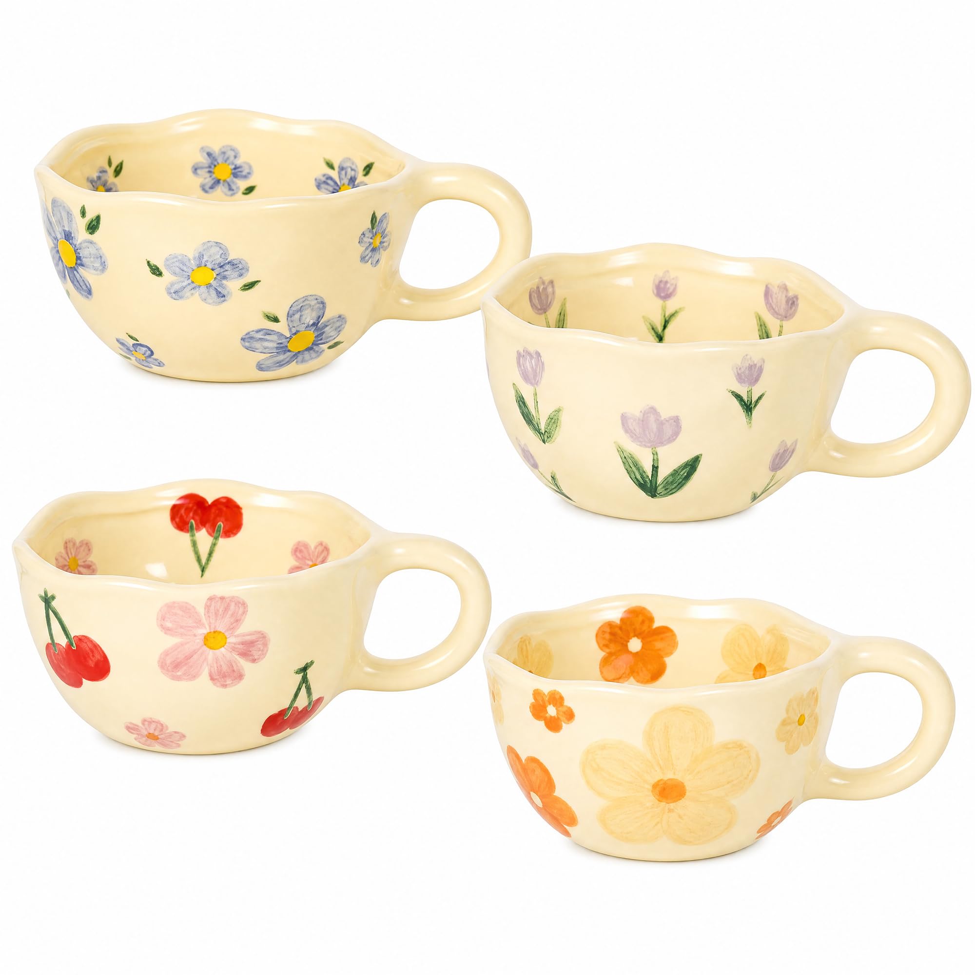 Coffee X Tea - Paquete de 4 Tazas de Café