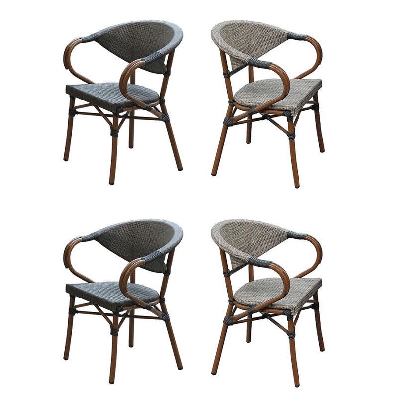 Coffee Tea Garden - Silla de comedor para exteriores, taburete