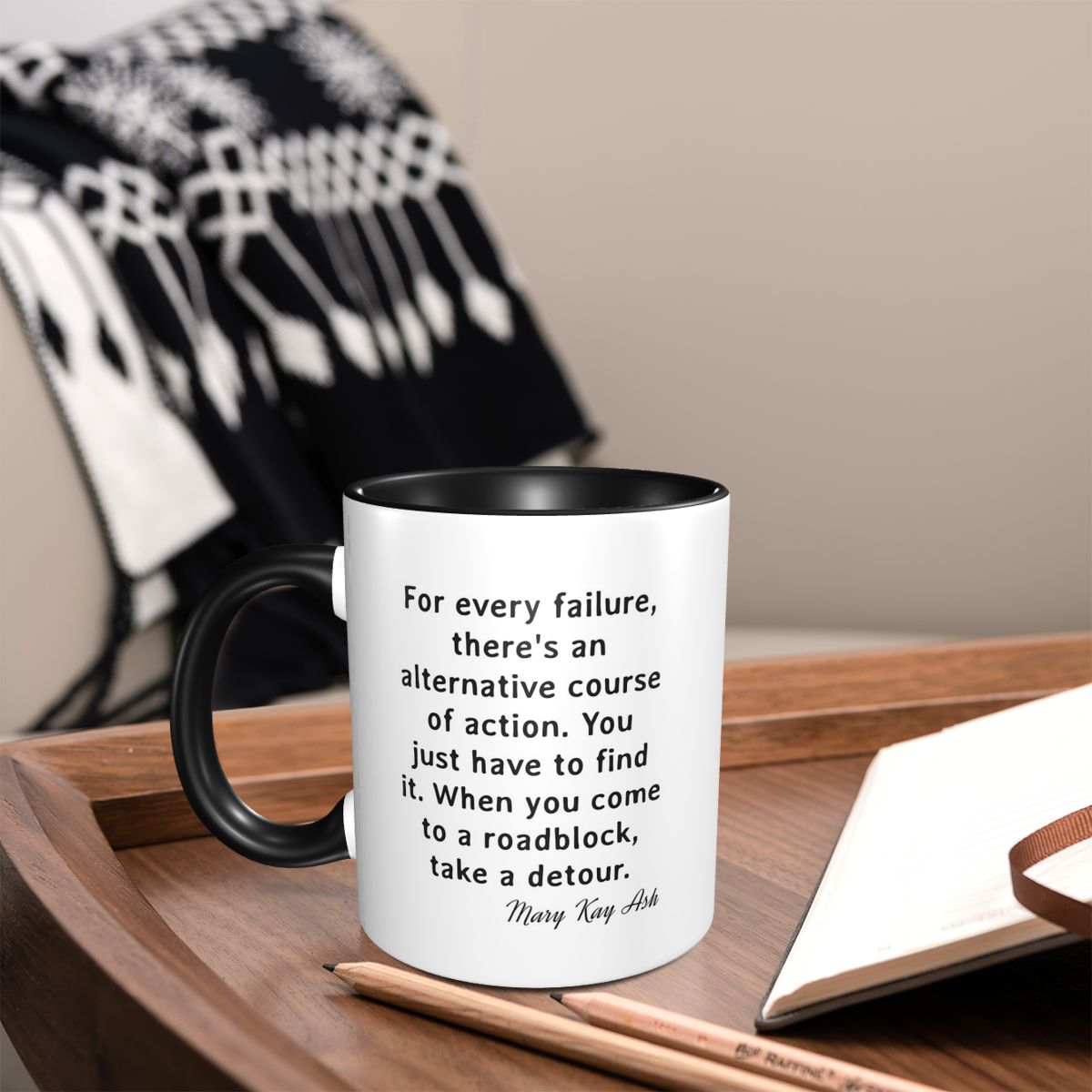 Alternative To Coffee And Tea - Taza de cerámica con diseño de
