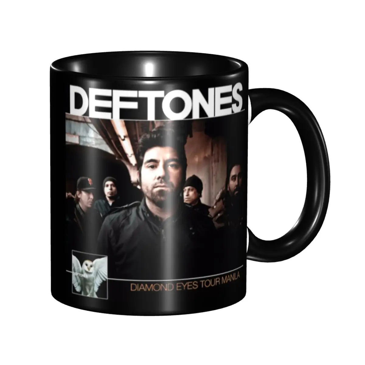 Alternative To Coffee And Tea - Taza Personalizada Deftoness de Metal Alternativo,