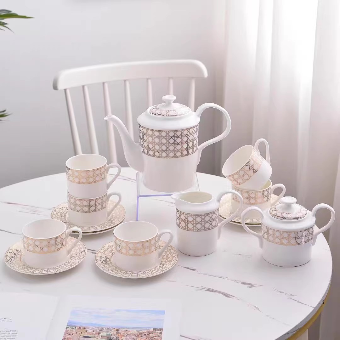 Coffee Tea Love - Juego de Tazas de Café y