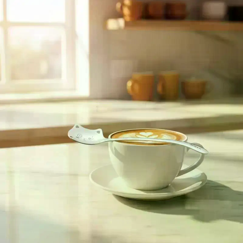 Cuchara de acero inoxidable co - Coffee Tea Uses reseña y precio