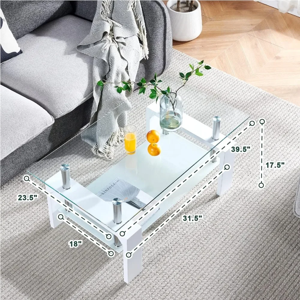 Mesa de centro rectangular par - Coffee X Tea reseña y precio