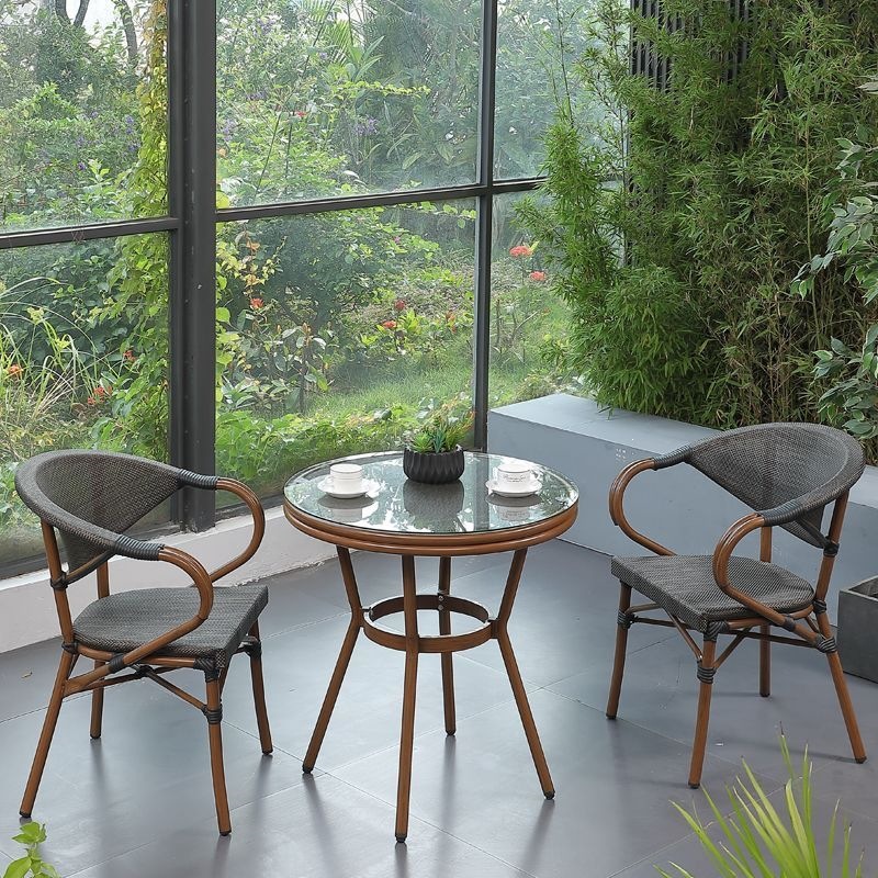 Silla de comedor para exterior - Coffee Tea Garden reseña y precio