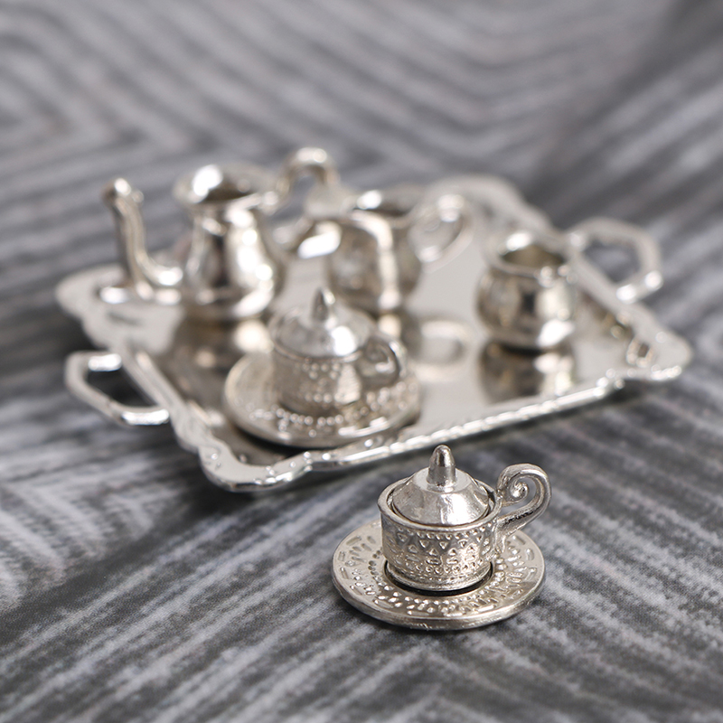 10 unids/set 1/12 casa de muñe - Coffee Tea Gift Set reseña y precio