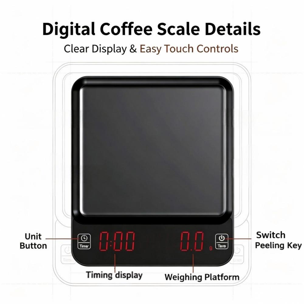 Báscula Digital de Alta Precis - Coffee & Tea Collective reseña y precio