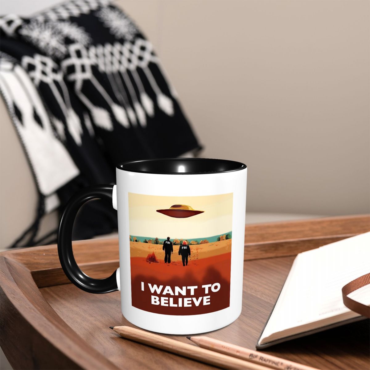 Taza de Cerámica Divertida con - Coffee X Tea reseña y precio