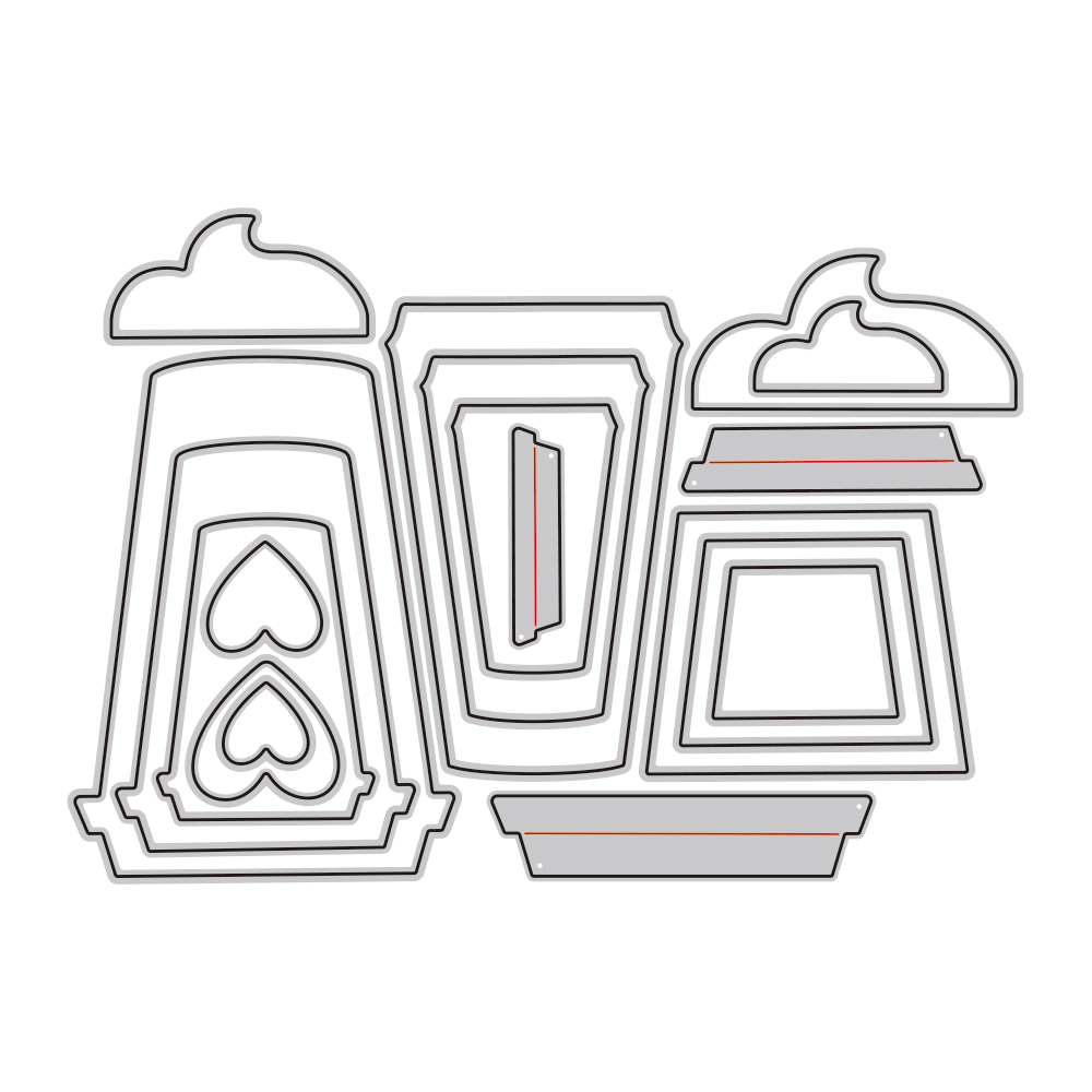 Diferentes troqueles de corte  - Coffee Tea Love reseña y precio
