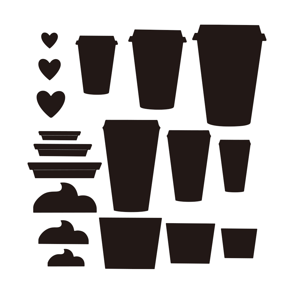 Diferentes troqueles de corte  - Coffee Tea Love reseña y precio