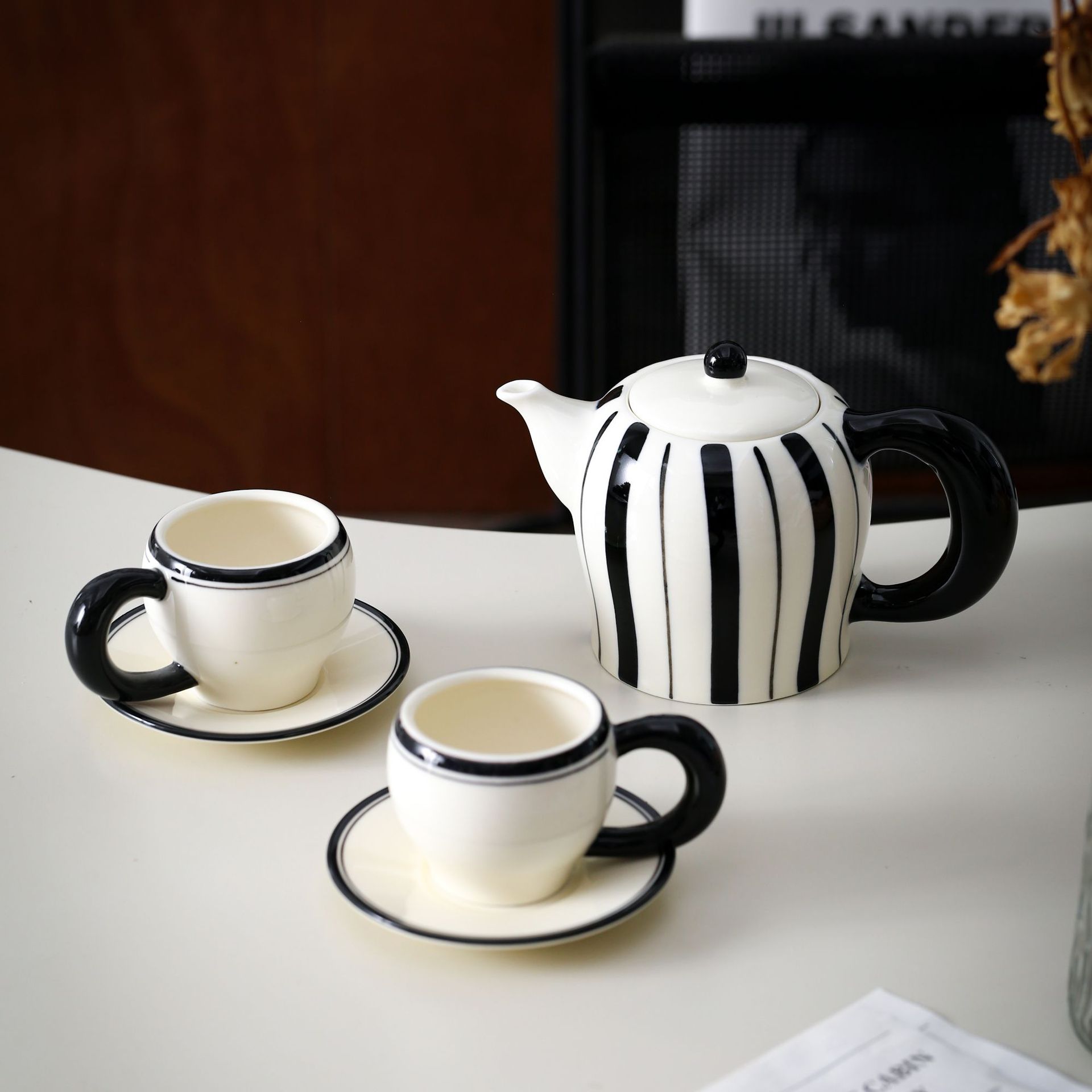 Juego de Tazas y Platillos de  - Coffee Tea Gift Set reseña y precio