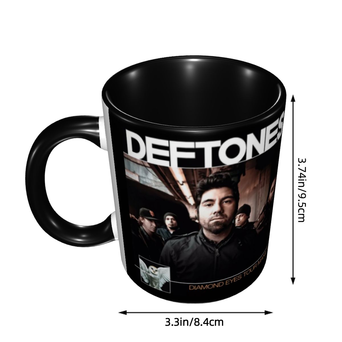Taza Deftoness con banda de Me - Alternative To Coffee And Tea reseña y precio