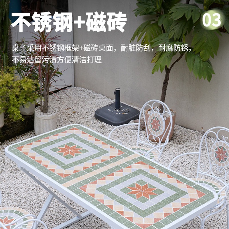 Conjunto de Mesa y Sillas para - Coffee Tea Garden reseña y precio