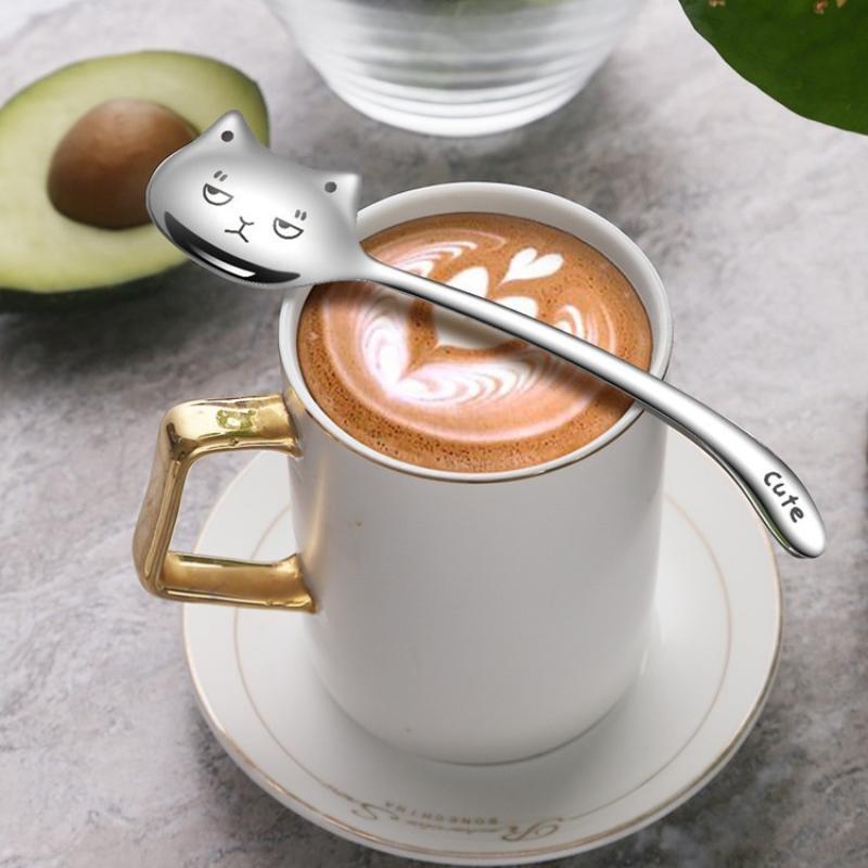Cuchara de acero inoxidable co - Coffee Tea Uses reseña y precio