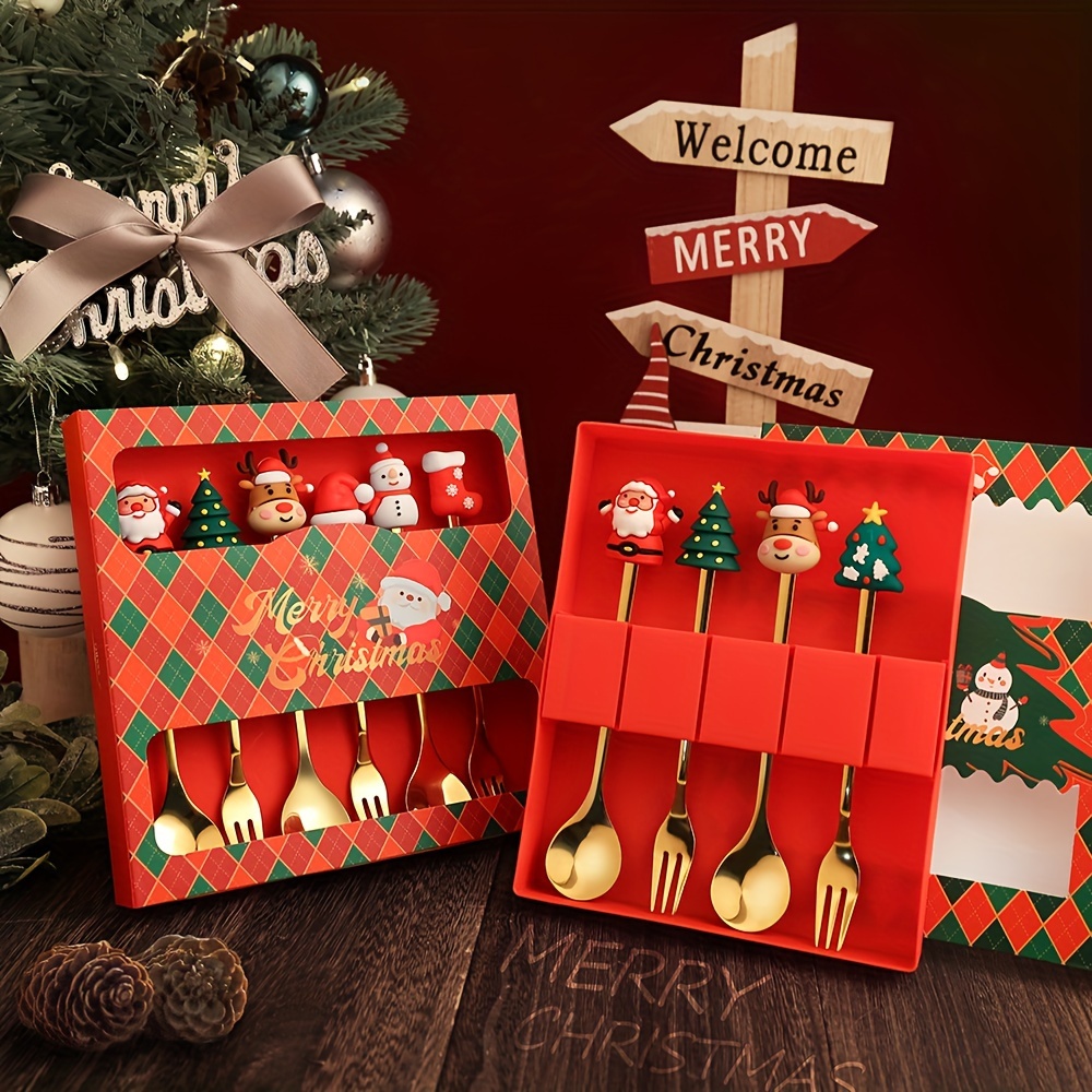 1 Juego de tenedores y cuchara - Coffee Tea Gift Set reseña y precio